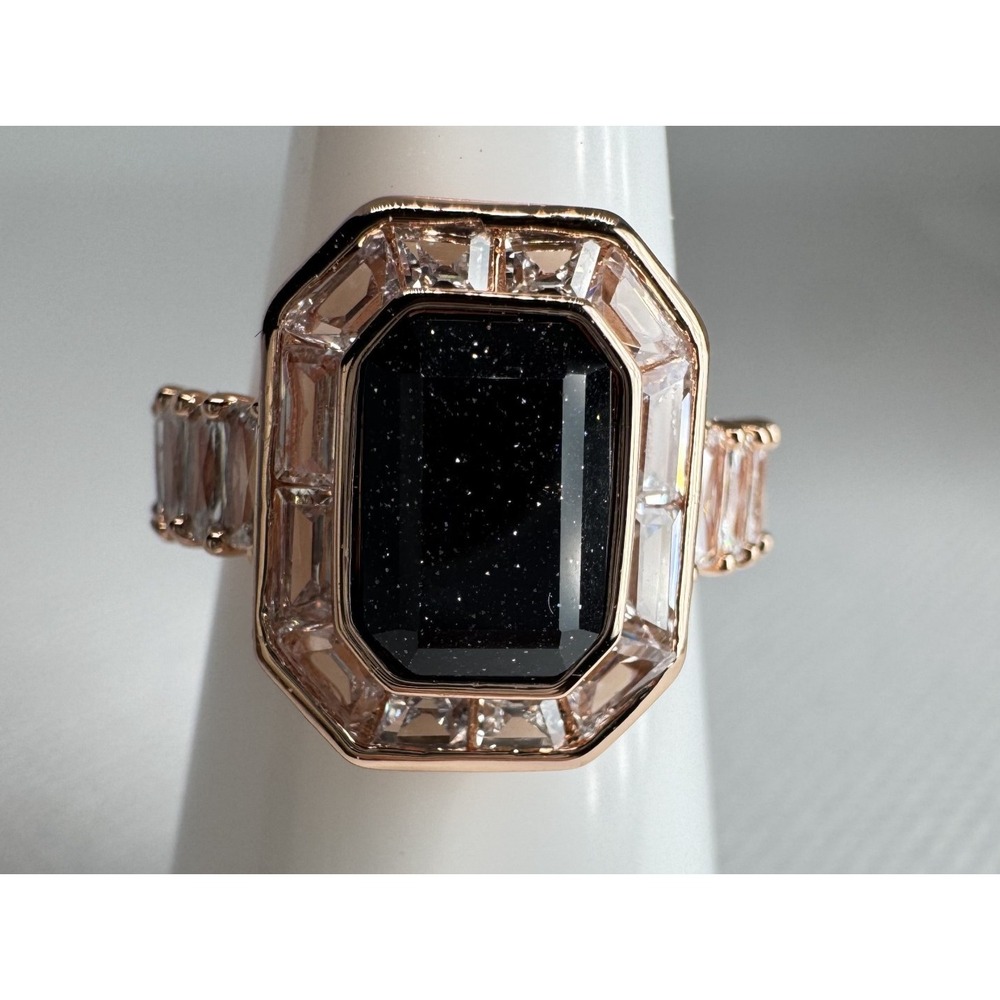 Size 5 Bomb Party Untamed Ring - RG23444 Nocturnal Habit - On Rose Gold Plating